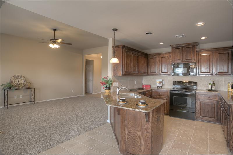 KITCHEN AND LIVING ROOM AREAS