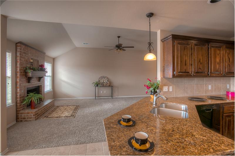 KITCHEN AND LIVING ROOM