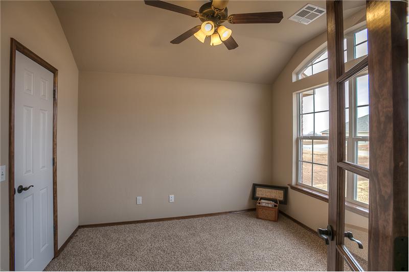 BEDROOM/OFFICE W/FRENCH DOORS 