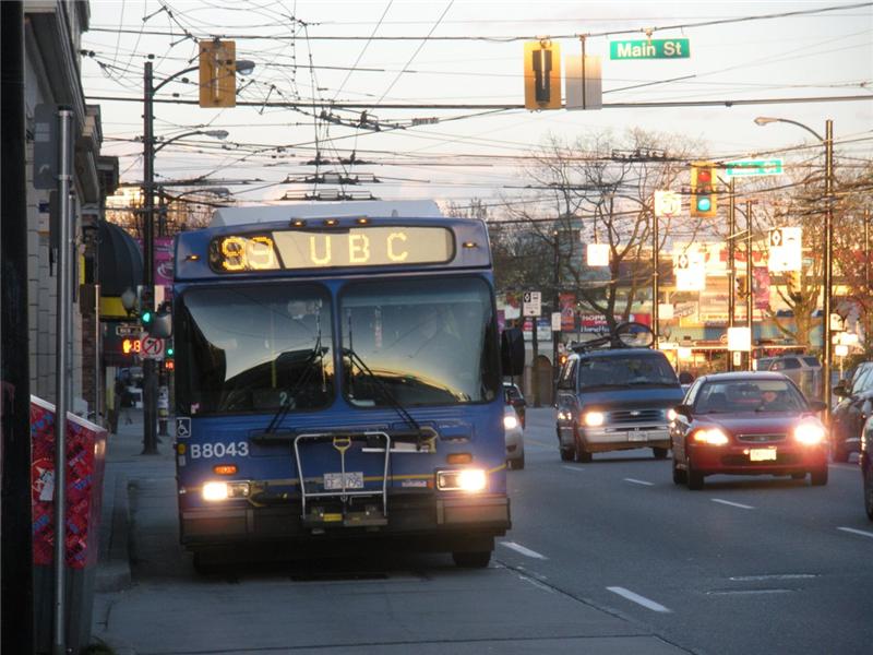 Bus stops for the 99 B-Line (UBC) & #9 are right outside your front door!