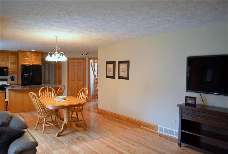 Open Family Room/Kitchen