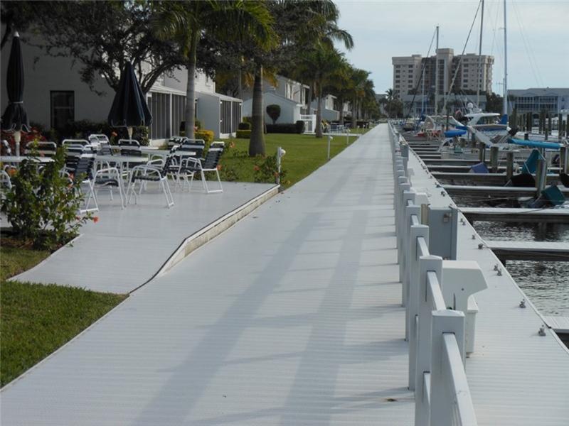 Boardwalk and boat slips