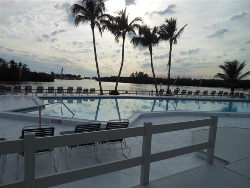View from large pool
