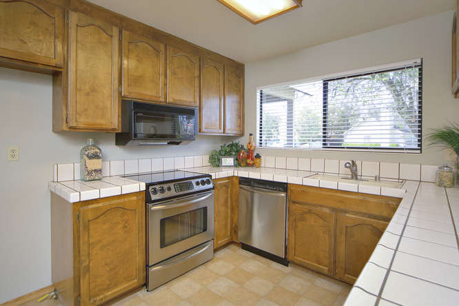 Stainless Appliances in Kitchen