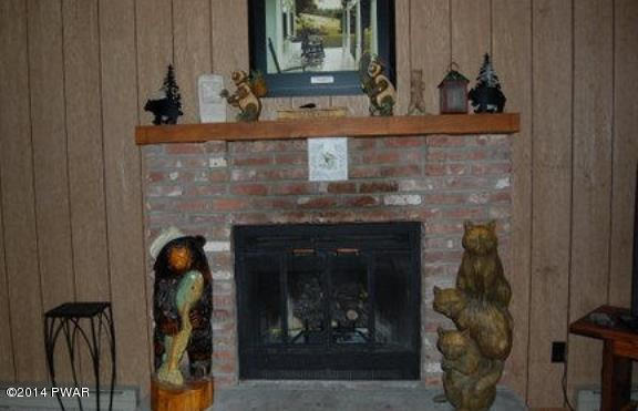 Brick Faced Fireplace