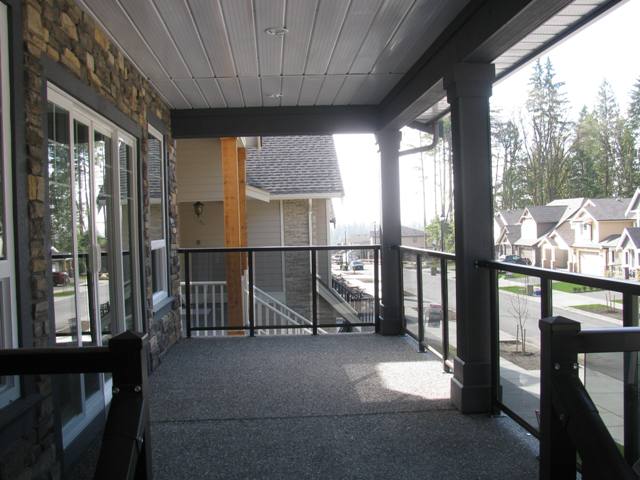 Covered sundeck off the living room