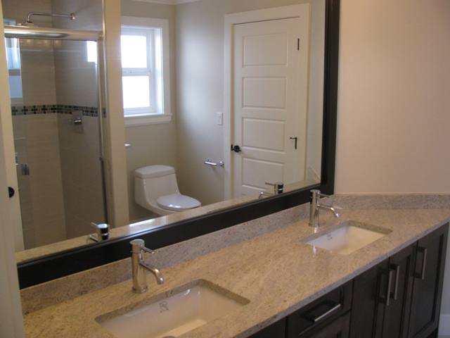 Jack and Jill Bathroom with two sinks