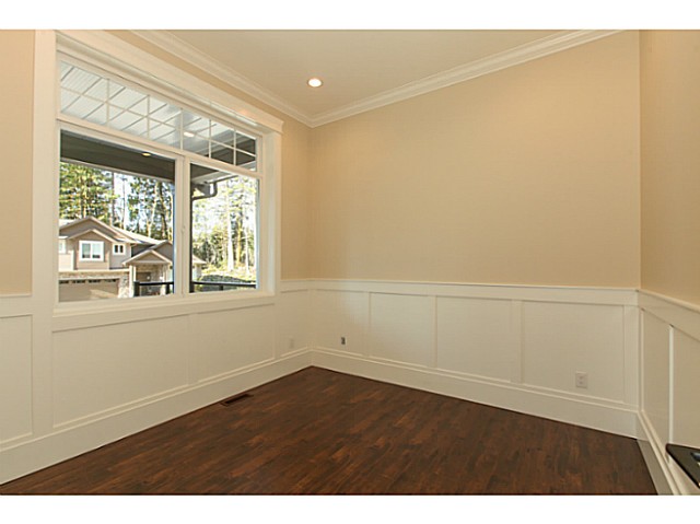 Den or office showing wainscoting
