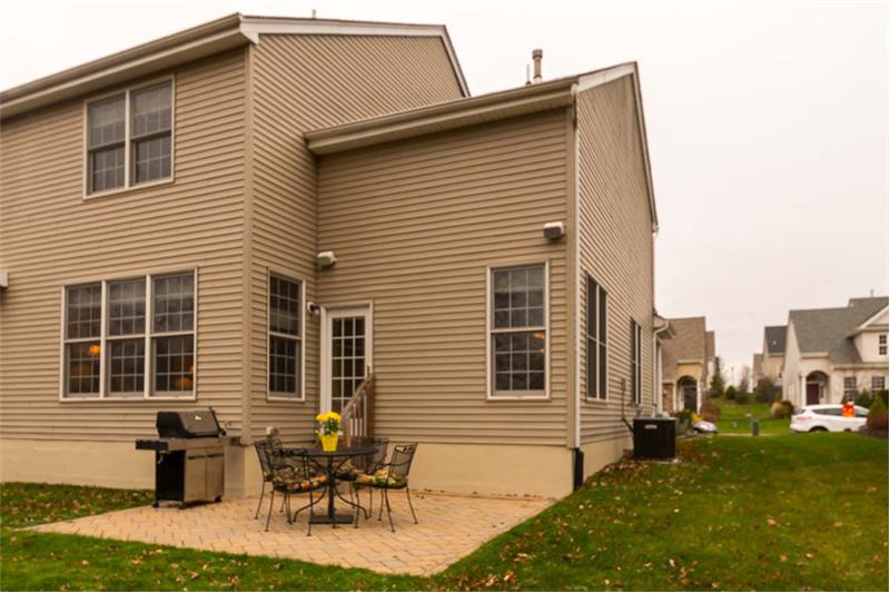 View of patio and side yard.