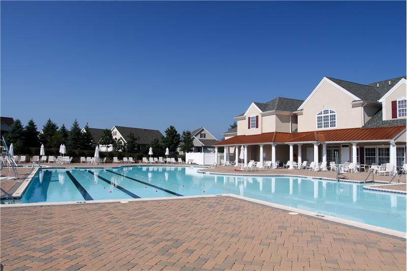 One of the Canal Walk outdoor pools behind the Clubhouse.