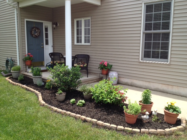 Front porch during summer.