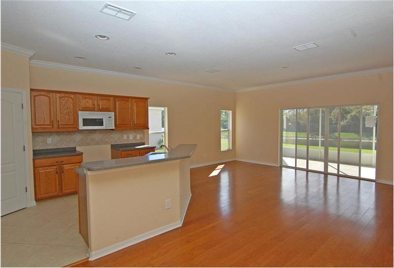 Large Open Kitchen Overlooking Family Room