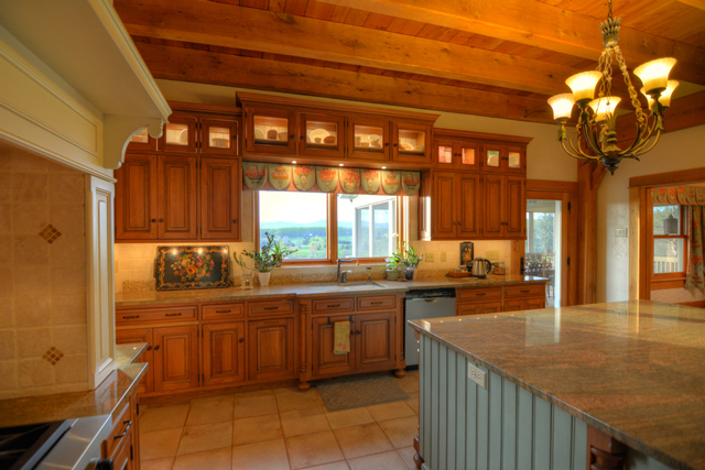 You have Blue Ridge Mountain Views from your window at the kitchen sink