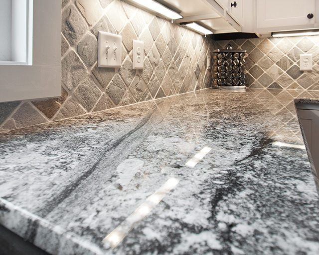 Gorgeous granite throughout