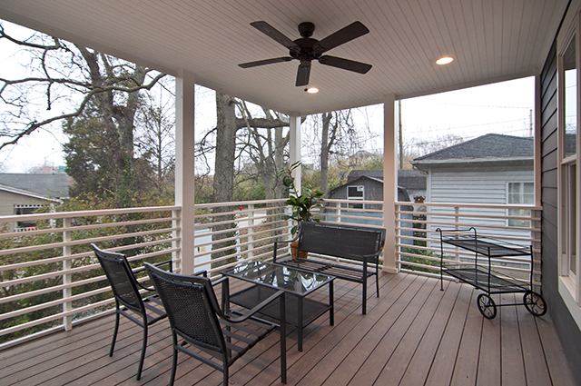 Large screened porch