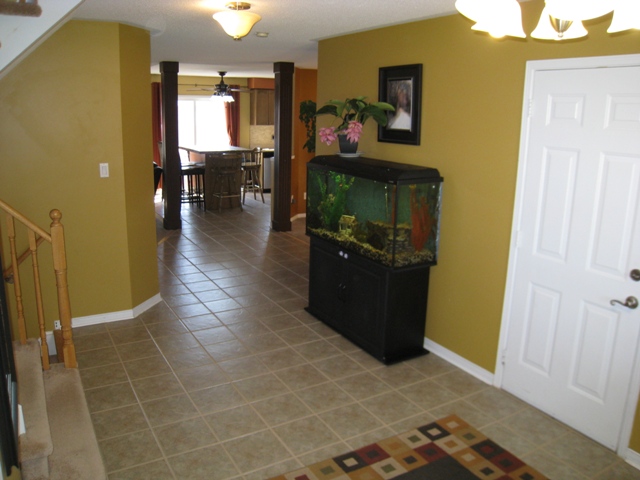 Tiled Foyer with Garage Access