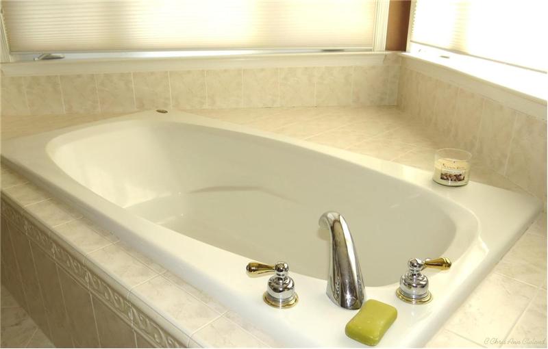 Soaking Tub in Owner's Luxury Bathroom