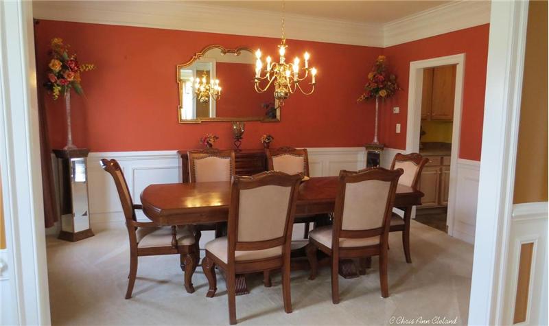 Formal Dining Room open to Butler Pantry to Kitchen