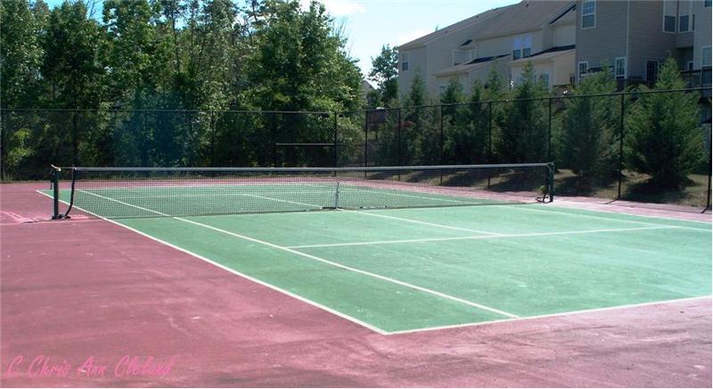 Multiple Tennis Courts in Community
