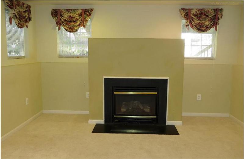 Gas Fireplace in the Recreation Room