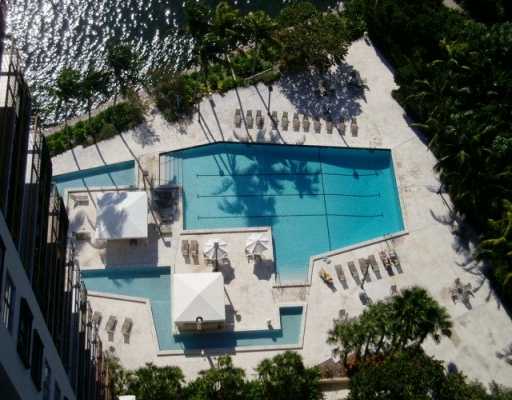 Aerial view of pool