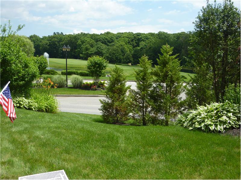 View from Brick Patio of Golf Course